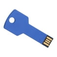 thumbnail image 1 of Memory Blue USB Flash Drive Key Shape USB Memory Disc Plug and Play U Disc for Computer Car Use, 1 of 7