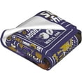 thumbnail image 4 of Football Blanket Football Fan Gifts for Men Women Kids Football Team Fans Blanket Super Cozy Soft Lightweight Travel Throw Blanket for Living Room 60" X 50", 4 of 5
