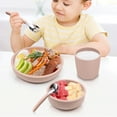 thumbnail image 2 of JYYYBF Silicone Baby Feeding Set Plate and Bowl Cup with Fork Spoon Self Feeding Eating Utensils Weaning Supplies Dinnerware, 2 of 4