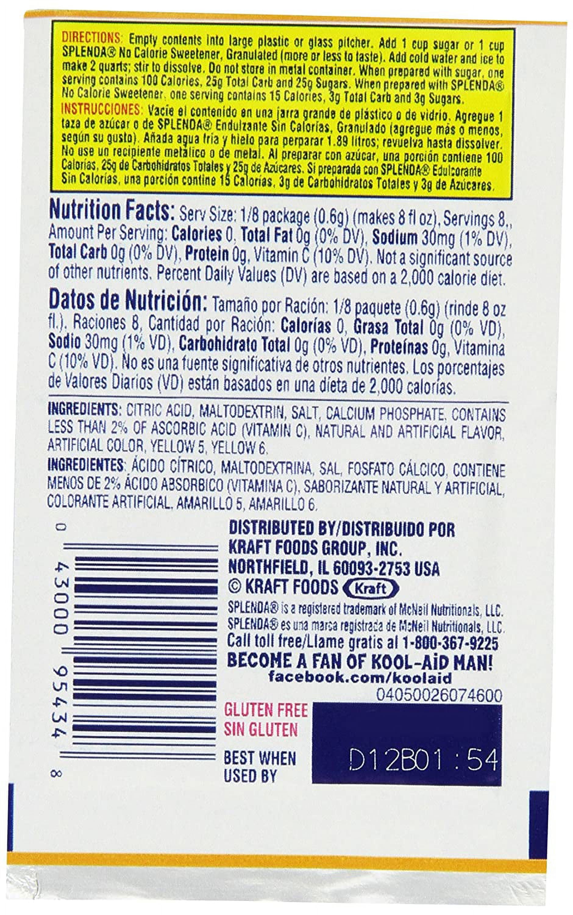 Kool-Aid Drink Mix, Pina-Pineapple (Pack Of 6)