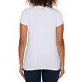 thumbnail image 3 of Calvin Klein Jeans Ladies' Logo Tee, White, Large, 3 of 3