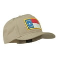 thumbnail image 5 of Eastern State North Carolina Embroidered Patch Cap - Khaki OSFM, 5 of 5