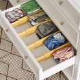 thumbnail image 5 of 4" High Drawer Dividers Bamboo Separators Organization Expandable Organizers for Kitchen Bedroom Bathroom Dresser Office 4-pack, 5 of 8