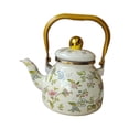 thumbnail image 2 of Tetera de esmalte de 1,2 l, jarra multiusos para agua y zumo con asa, cafetera, tetera, para restaurante, agua fría, cocina, fiesta, hogar. flor, 2 of 8