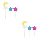 thumbnail image 4 of Naiovety 1 Set Cute Cake Decorating Supplies Crafts Exquisite Glitter Arts Party Star Moon Favors Tools and Edible Baking for DIY Como se muestra 2Conjunto, 4 of 6