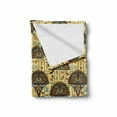 thumbnail image 2 of Egyptian Print Soft Flannel Fleece Throw Blanket, Colorful Folkloric Traditional Ornaments Archeology History Theme Tribal, Cozy Plush for Indoor and Outdoor Use, 70" x 90", Multicolor, by Ambesonne, 2 of 6