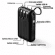 thumbnail image 5 of Mini Power Bank Genérico PB10000 Portátil Negro 10000mAh con Cables y Linterna, 5 of 5