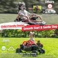 thumbnail image 5 of Sopbost Kawasaki Teryx KRX 1000 Licensed 24V Kids Ride On Toy, 4WD Electric Ride on UTV for Kids Ages 3–6 with Remote, EVA Tires, 4 Mph, Red, 5 of 9