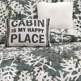 thumbnail image 4 of Lush Decor Camouflage Leaves Green 5-Piece Quilt Set, 4 of 7
