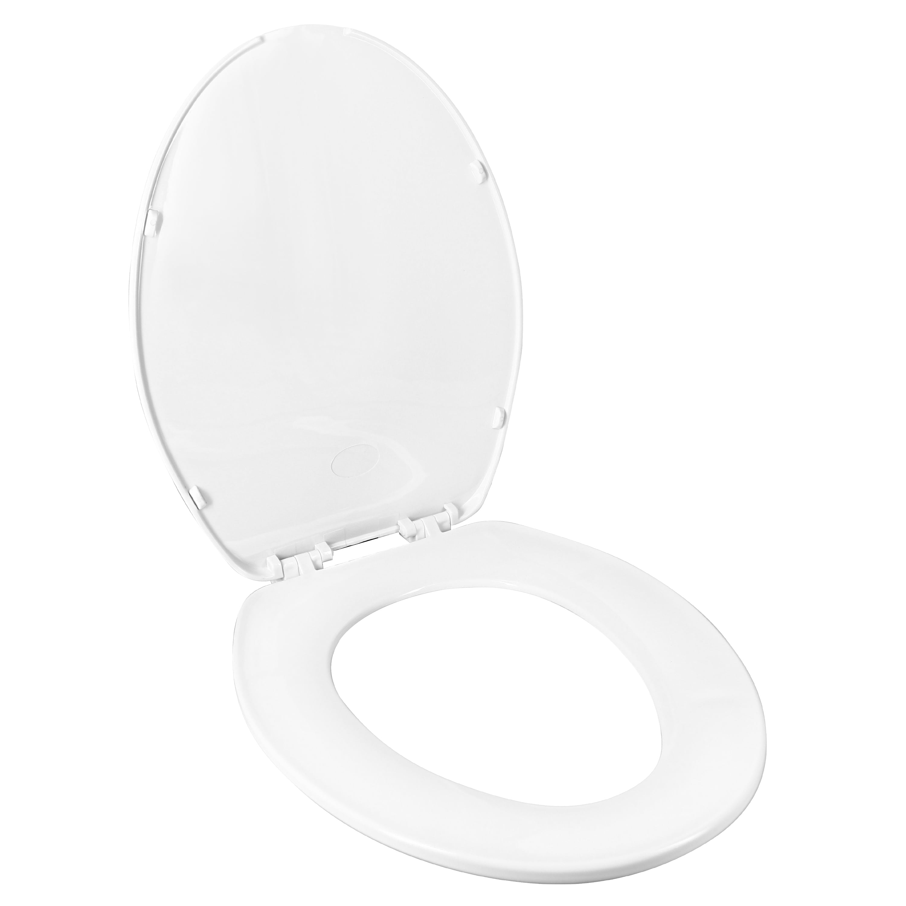 (3 pack) Clorox Antimicrobial Elongated Plastic Toilet Seat with Easy-off Hinges