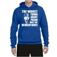 thumbnail image 2 of Wild Bobby, Office Prison Mike Dementors Michael Scott, Pop Culture, Unisex Graphic Hoodie Sweatshirt, Royal, Large, 2 of 4
