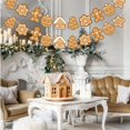 thumbnail image 4 of Guirnalda de pan de jengibre con decoraciones colgantes navideñas ZBYQDHO, 4 of 6