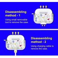 thumbnail image 3 of AirPods Pro Case, AirPods Pro Case, Wild Flower Garden Clear Case Design with Luxe Metal Ring Shockproof Protective Cover Case for AirPods Pro, 3 of 7