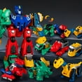 thumbnail image 4 of Transform Robot Toy,6 In 1 Dinosaur Car Combination,Deformable Assembly Robot Toy,Convertible Vehicle Robot,Construction Vehicle Set,Dinosaur Engineering Car,Interactive Action Figure Toy, 4 of 6