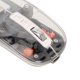 thumbnail image 4 of M Buder Mouse Óptico Inalámbrico Bluetooth 2.4G Transparente 2400DPI Silencioso RGB Gris, 4 of 9