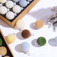 thumbnail image 4 of 30PCS Mini Velvet Christmas Balls Ornaments Set, 1.18 Inch Shatterproof Flocked Bulbs for Holiday Party, Home, Indoor & Outdoor Decor, 4 of 4