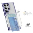 thumbnail image 4 of ELEHOLD for Samsung Galaxy S24 Ultra Case,Clear Card Holder Kickstand Credit Card Slot Soft TPU+Hard PC Slim Bumper Anti-Scratch Shockproof Protective Wallet Case for Samsung Galaxy S24 Ultra,Purple, 4 of 8
