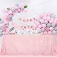 thumbnail image 2 of GFDYREE Sequin Tablecloth, Rectangular, 60"x120", Pink, 2 of 7
