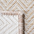 thumbnail image 5 of SAFAVIEH Hampton Hoyt Zig-Zag Indoor/Outdoor Runner Rug, Beige/Ivory, 2' x 9', 5 of 9