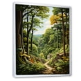 thumbnail image 2 of Designart "Forest Canopy Portrayed Trees in Harmony V" Cottage Floater Framed Canvas Wall Art, 2 of 7