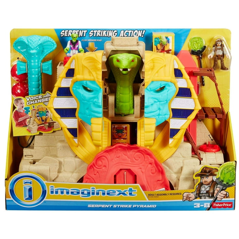 Imaginext serpent on sale strike pyramid playset