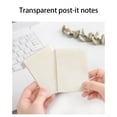 thumbnail image 1 of 50 Feuille Sticky Note Portable Détachable Étanche à Usage Unique une-Ff Notes Traceless Ménage Bibliothèque Réfrigérateur Écran Mémo Bloc-Notes 70x95mm, 1 of 6