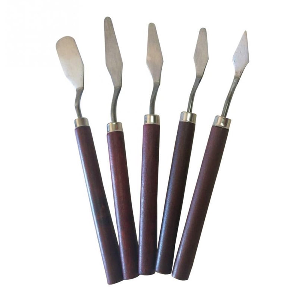 Painting/Palette Knives, Stainless Steel blades with Wooden handles – WoW  Art Supplies