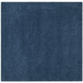 thumbnail image 5 of SAFAVIEH Laguna Neven Plush Solid Shag Area Rug, Blue, 6'7" x 6'7" Round, 5 of 7