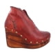thumbnail image 2 of Botas cortas Mujer Cremallera lateral Cuñas Botas de mujer de tacón medio Wmkox8yii  sa2843, 2 of 4
