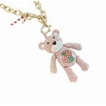 thumbnail image 4 of Betsey Johnson Womens Christmas Necklace Crystal Bear Ornament Necklace, One Size, 4 of 4