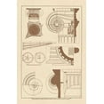thumbnail image 2 of Buhlmann, J. 23x32 White Modern Wood Framed Museum Art Print Titled - Capitals of the Erechtheum, 2 of 4