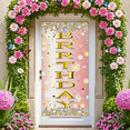 thumbnail image 7 of Pink and Gold Sparkling Background Happy Birthday Banner Party Supplies Photography Props Birthday Decoration Backdrop Party Decorations, 7 of 7
