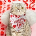 thumbnail image 5 of kladzum Valentines Day Dog Bandanas, Pet Scarf Valentine's Day Pet Apparel Pet Scarf Cats and Dog Tricot Pet Accessories Valentine's Day Decorations, 5 of 7