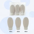 thumbnail image 2 of Unique Bargains 3 Pcs Travel Container Set Portable Travel Bottles Set Gray, 2 of 6