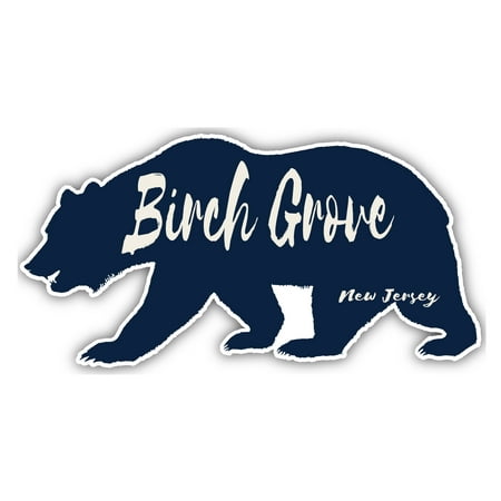 

Birch Grove New Jersey Souvenir 3x1.5-Inch Fridge Magnet Bear Design