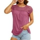 thumbnail image 3 of Camiseta sin mangas de cuello redondo de verano, camiseta sin mangas de encaje con cuello redondo para mujer, camiseta sin mangas con agujeros para mujer diseñada para precisión, 3 of 8