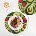 thumbnail image 4 of BZSMCE Mats for Pots,Pans Place Cartoon Cavocado Printing Simple Style Pattern Pot Mats, 4 of 6