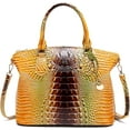 thumbnail image 1 of LHSHID Women Purse Satchel Bag Long Crossbody Classy Tote Bag Top Handle Vegan Leather Ladies Handbags Embossed Pattern, 1 of 8