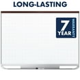 thumbnail image 2 of Quartet® Prestige™ 2 Total Erase® Melamine Dry-Erase Whiteboard, 48" x 36", Wood Frame With Mahogany Finish, 2 of 7