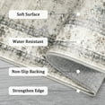thumbnail image 4 of Garvee 2'x6' Hallway Runner Rug Vintage Medallion Rug Low Pile Non-Slip Distressed Runners Rug for Laundry Room, Sage Green/Blue, 4 of 8