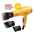 RED by KISS 2000 Ceramic Hair Dryer, Professional Salon Blow Dryer, 2