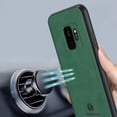 thumbnail image 2 of Feishell Support Wireless Charging Case for Samsung S9 Plus,Vintage Classic PU Leather Luxury Business Cover,Soft Non-Slip Grip Anti-Scratch Shockproof Case for Samsung Galaxy S9 Plus, Darkgreen, 2 of 8