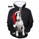 thumbnail image 3 of Nueva moda Bull Terrier 3D impreso hombres y mujeres sudaderas con capucha ropa casual perro Bull Terrier manga larga ropa de calle con capucha, 3 of 5