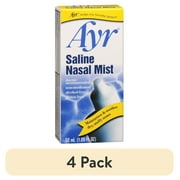 (4 pack) Ayr Saline Nasal Mist 50 mL