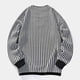 thumbnail image 4 of Sudadera sin capucha para hombre, de color liso, deportiva, de moda, holgada, con cordón y bolsillo, de manga larga, blusa de poliéster., 4 of 6