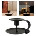 thumbnail image 5 of Retro Wrought Iron Taper Candle Holder Classic Look Iron European Style Candlestick Stand Holder for Home Candlelight Dinner, 5 of 8