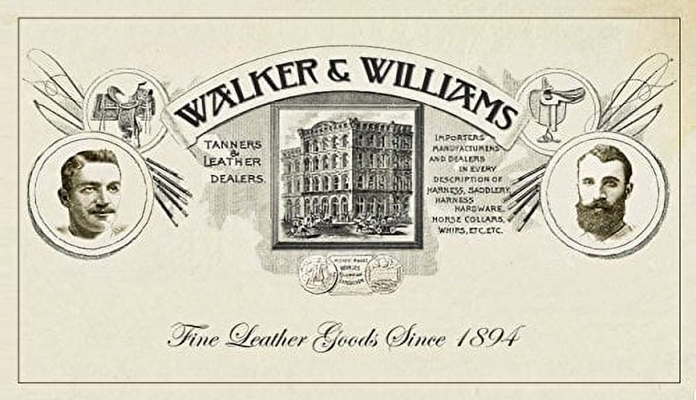Walker & Williams G-905 Soft Natural Finish Saddle Tan Padded Guitar Strap