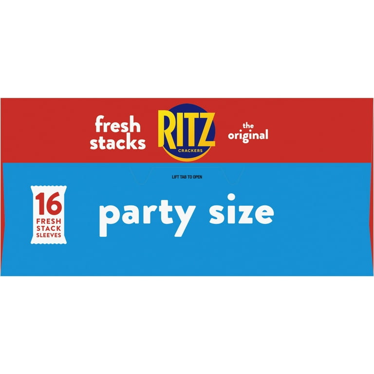 3 pack) RITZ Fresh Stacks Original Crackers, Party Size, Travel
