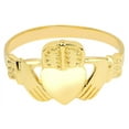 thumbnail image 2 of Gold Claddagh Ring Mens-10.75/10K, 2 of 2