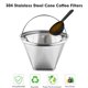 thumbnail image 3 of Taza reutilizable de cápsulas de café – taza K de malla de alta densidad de acero inoxidable, control preciso del agua, cápsula de silicona impermeable, infusión completa, fácil de limpiar, 3 of 7